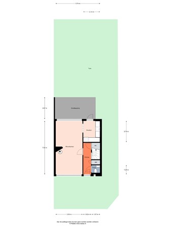 Floorplan - Zuiderzeelaan 23, 3752 TB Bunschoten-Spakenburg